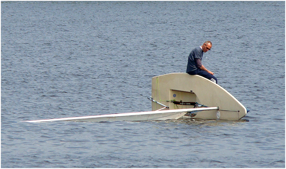 Kentern auf der Alster