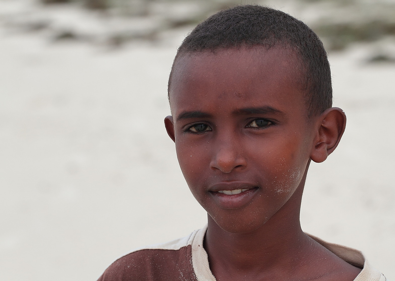 Kenya, am Strand fotografiert