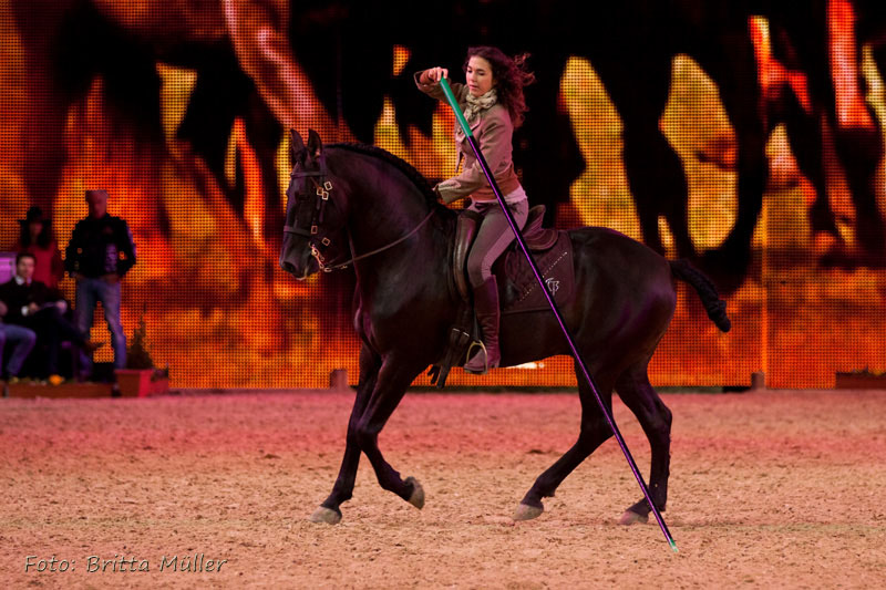 Kenzie Dysli und "Ostwind" Atila auf der Equitana 2013