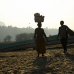 Kerala, Begegnung am Strand