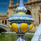 Keramik an der Plaza Espania in Sevilla