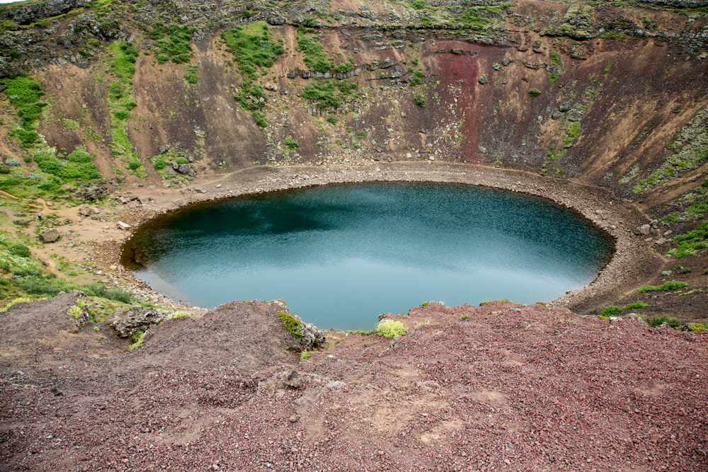 Kerið im Grímsnes-Vulkanfeld