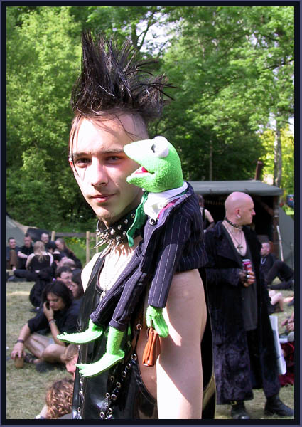 Kermit auf dem WGT 2002