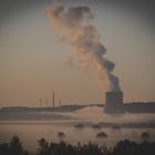Kernkraftwerk Ohu am Morgen