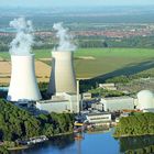 kernkraftwerk philippsburg, luftbild
