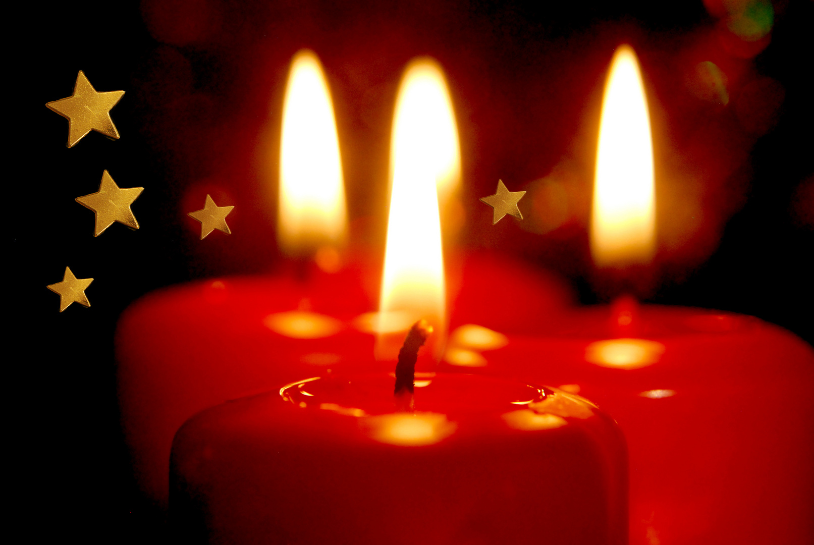 Kerzen Sterne Weihnachten Foto Bild Karten Und Kalender Weihnachtskarten Weihnachten Bilder Auf Fotocommunity