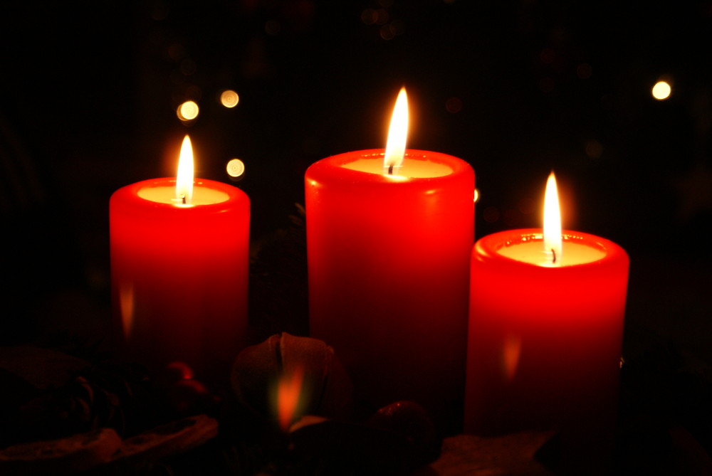 Kerzen zur Weihnacht