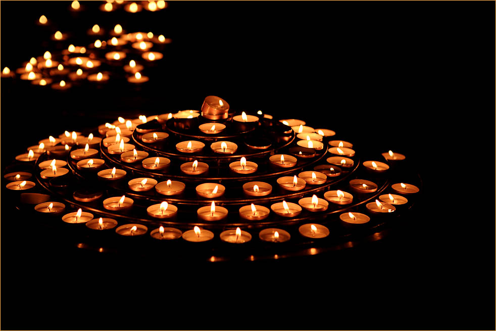 Kerzenlicht im Notre Dame