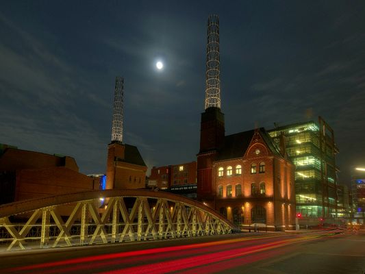 Kesselhaus mit Sandbrücke