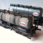 Kesselwagen "ESSO" der DB, gealtert und als "Jungfrau"