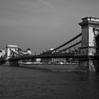 Kettenbrücke Budapest S/W