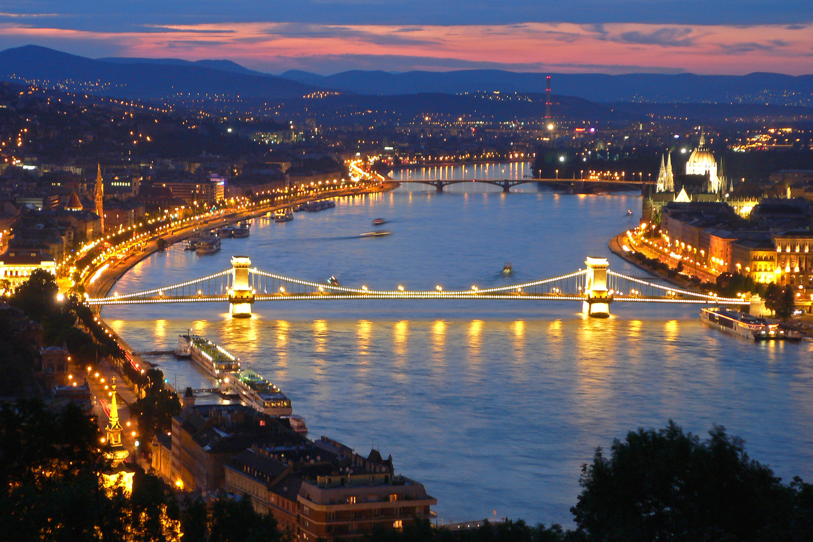 Kettenbrücke in Budapest