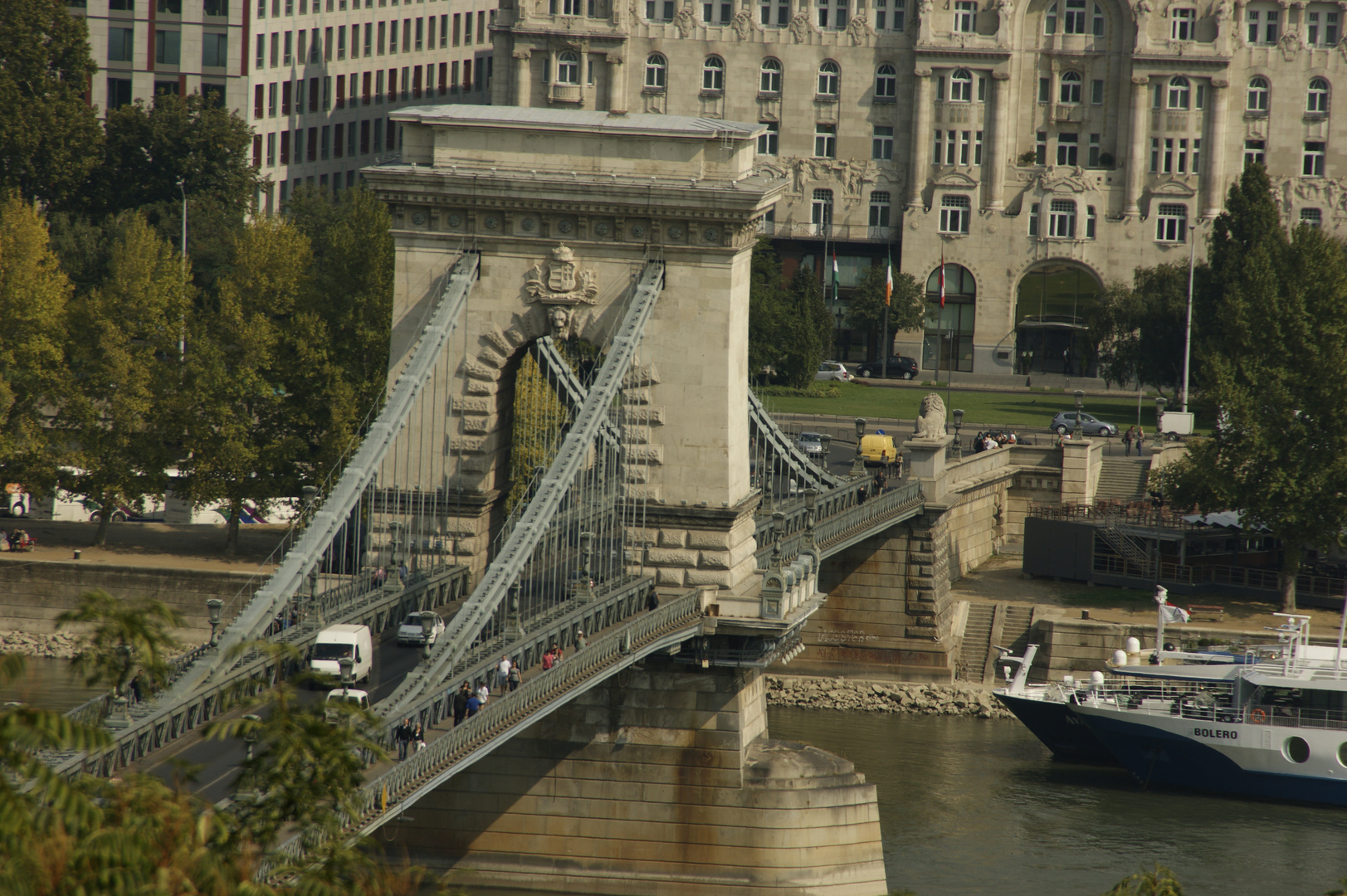 Kettenbrücke in Budapest von 1849