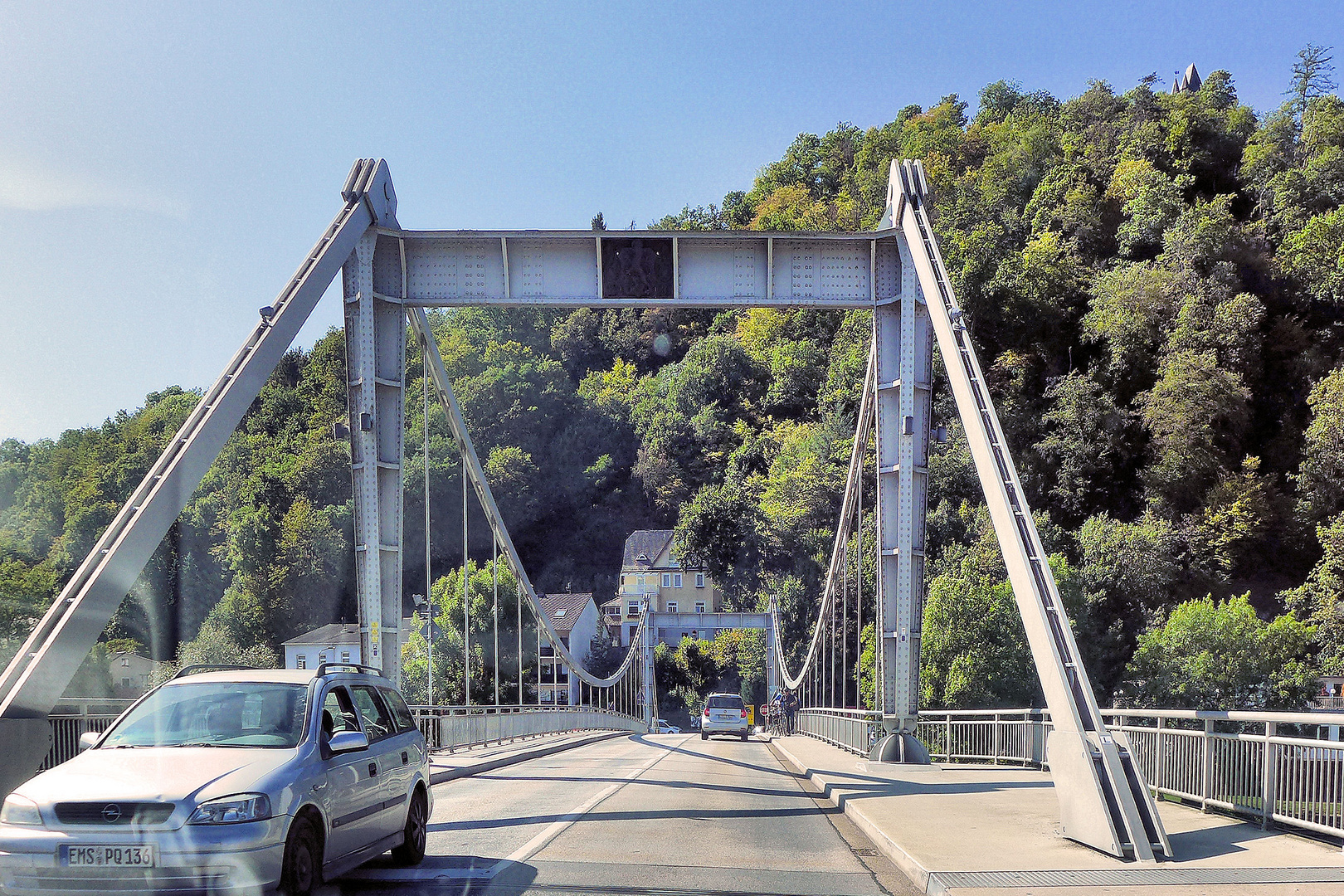 Kettenbrücke über die Lahn