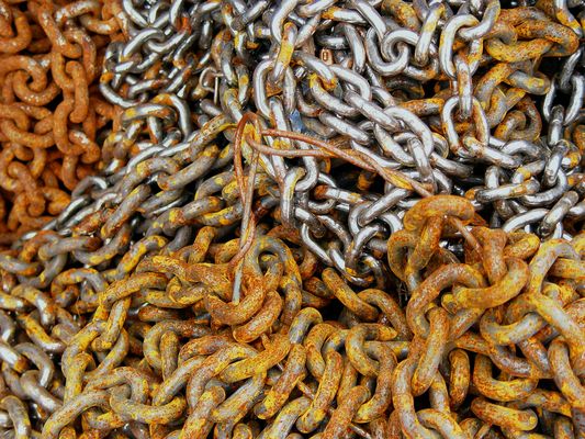 Kettenhemd nach der Wäsche