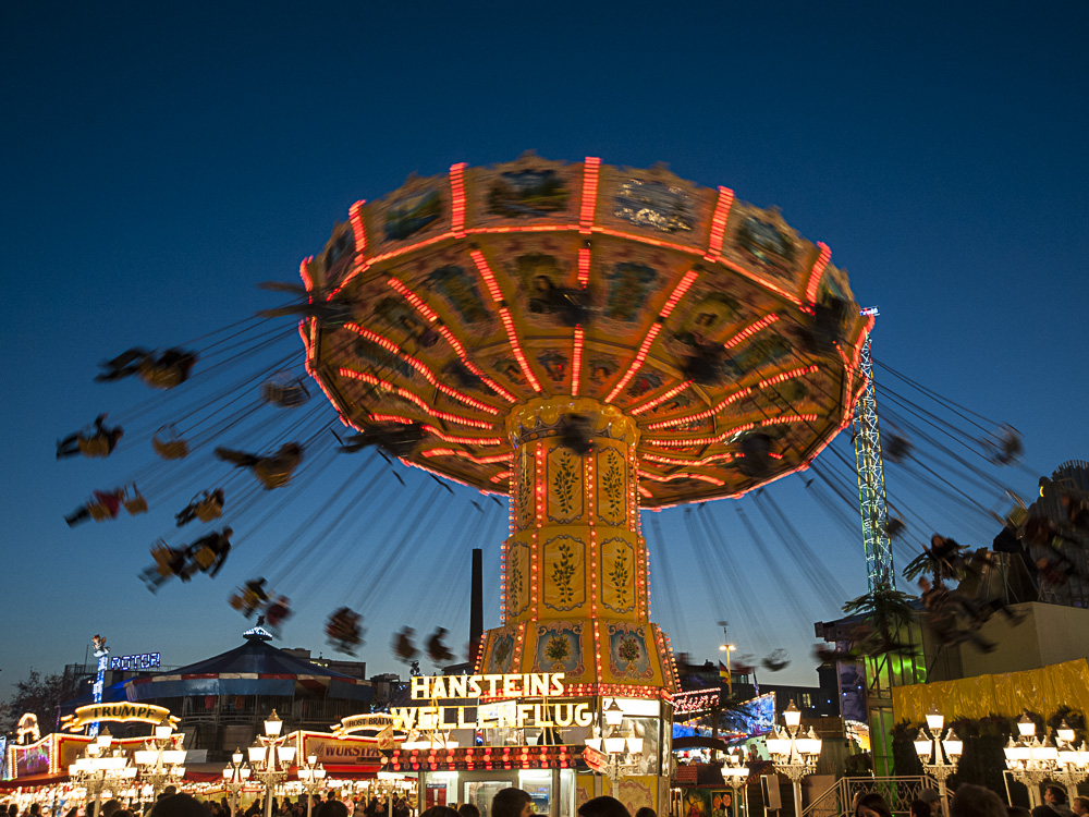 Kettenkarrussel auf dem Bremer Freimarkt