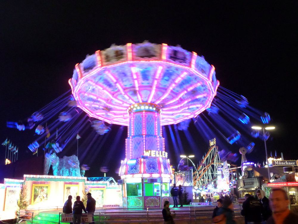 Kettenkarussel auf dem Oktoberfest in München