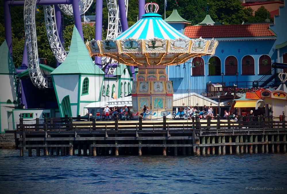 Kettenkarussell (Reitschule) in Gröna Lund