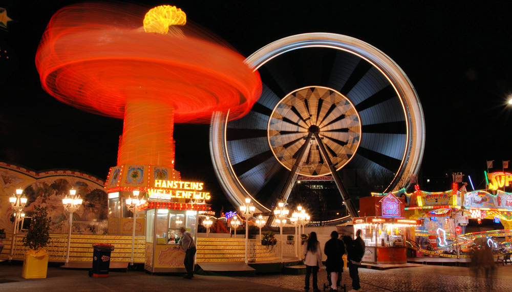 kettenkarussell & riesenrad - hamburger dom, 22.03.2010