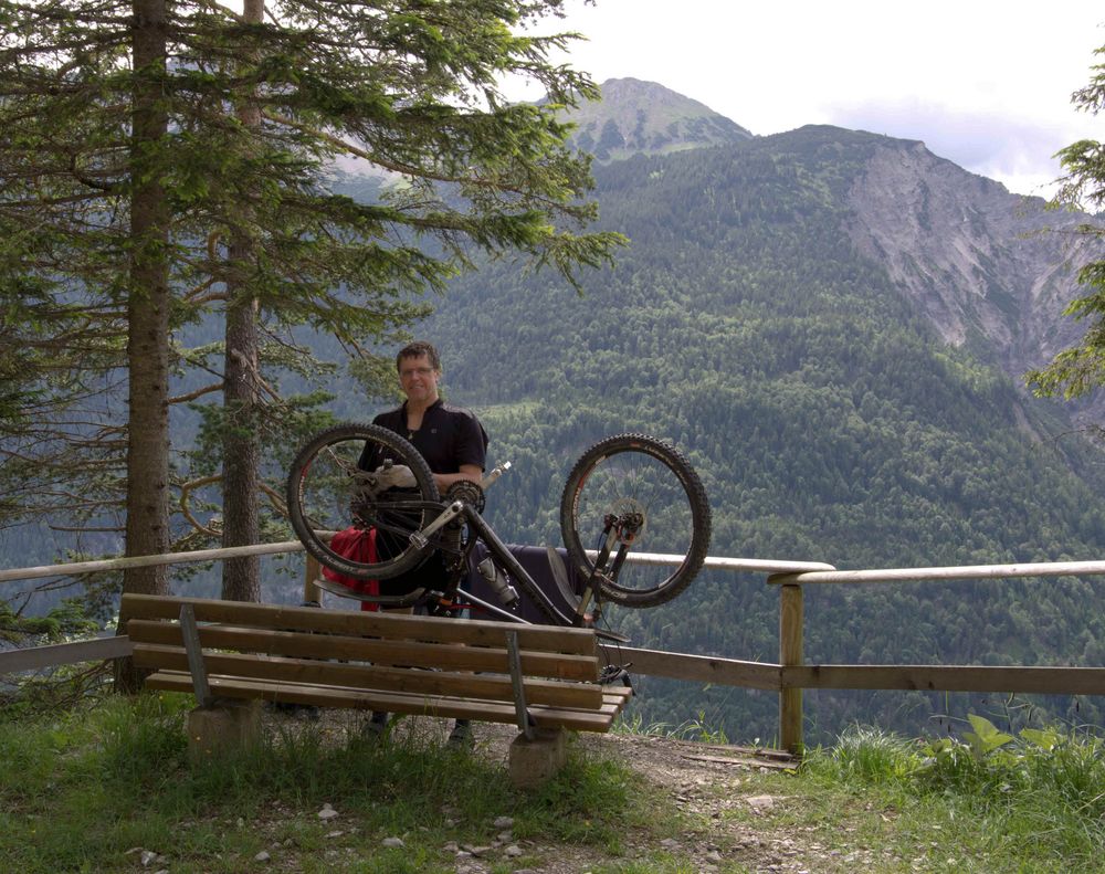 Kettenriß auf dem Weg zur Zugspitze