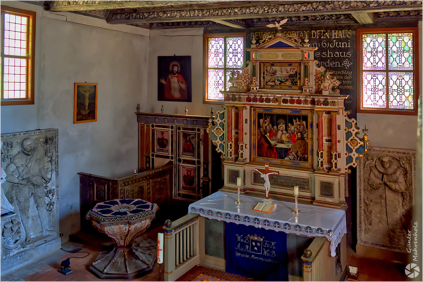 Ketzür, Altar der Dorfkirche