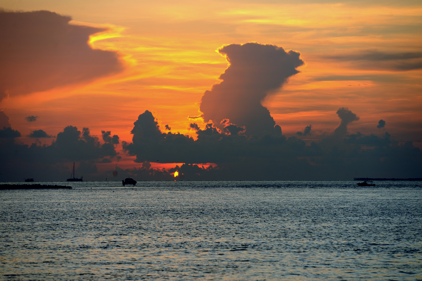 Key West immer noch in Wolken