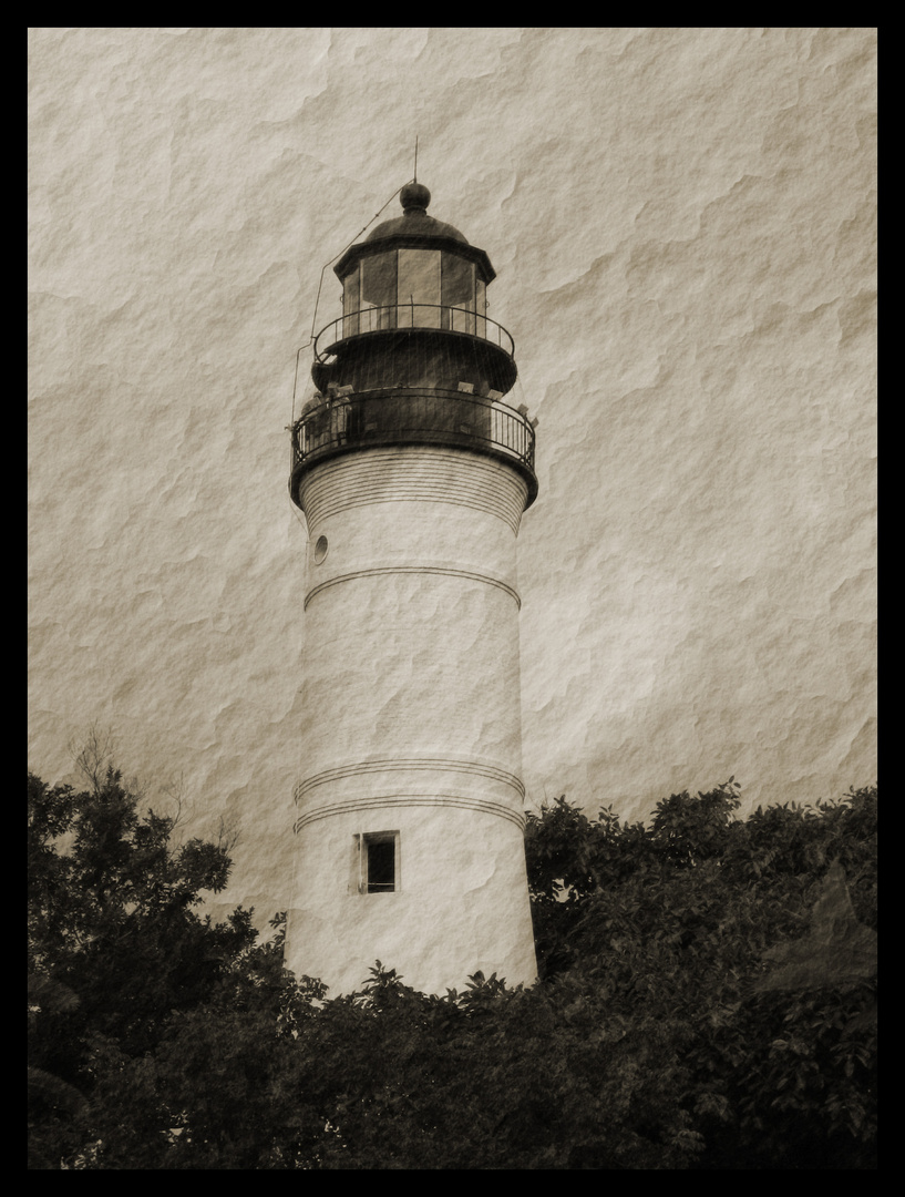 Key West Lighthouse retro