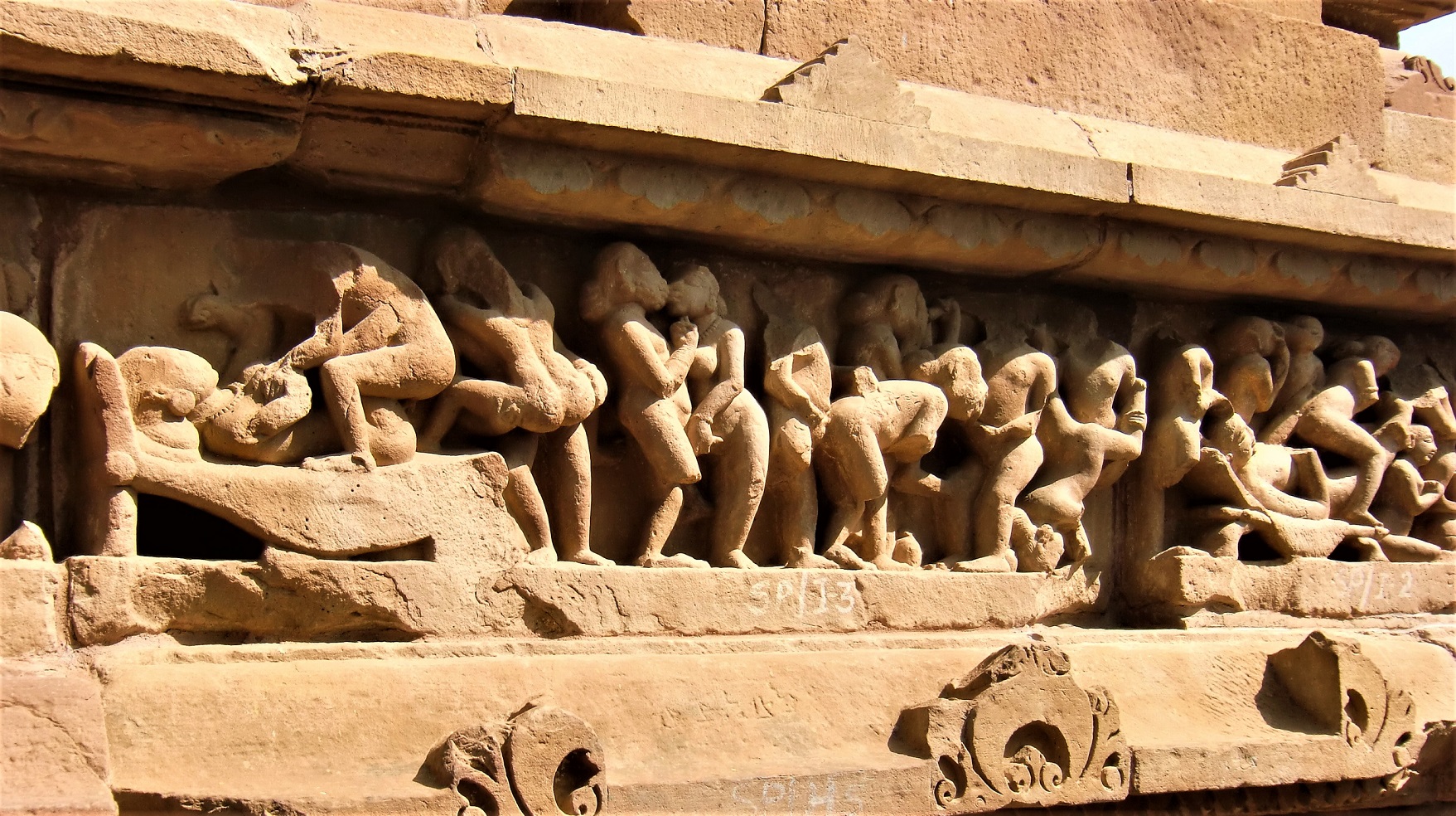 Khajuraho Tempel im Detail