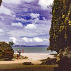 Khao Phing Kan at Koh Ta-Pu called James Bond island 1987