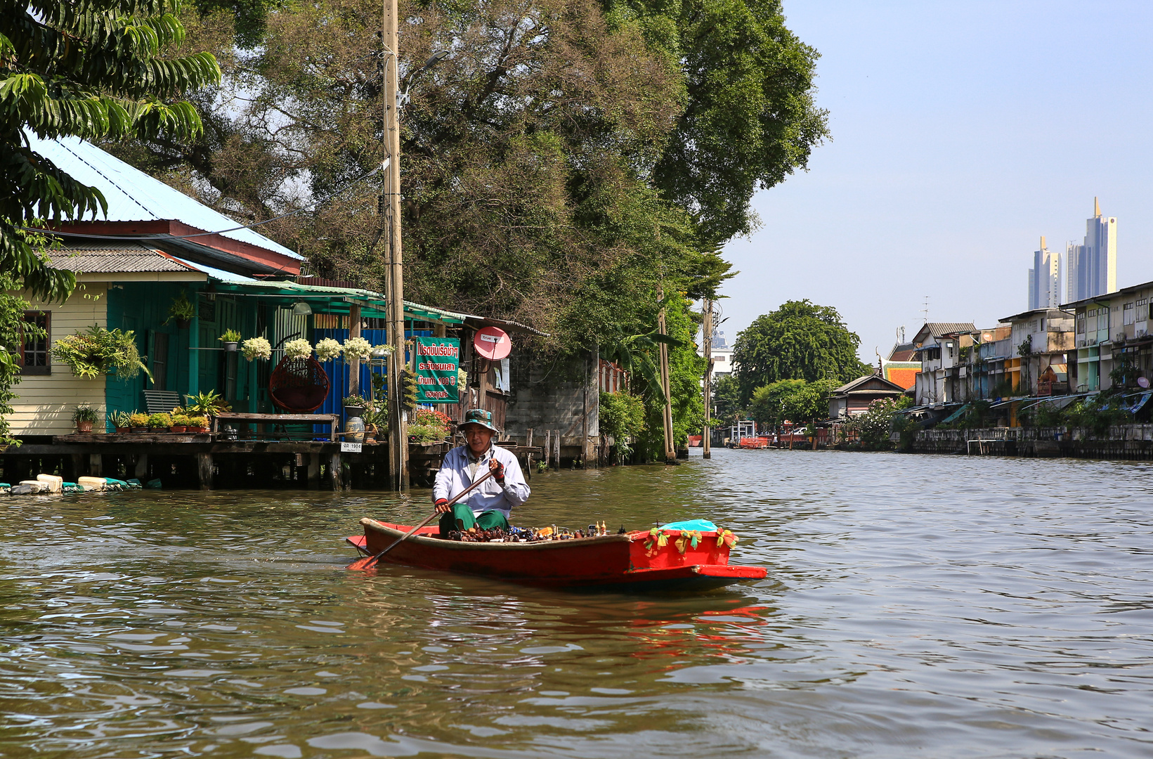 Khlong-Händler