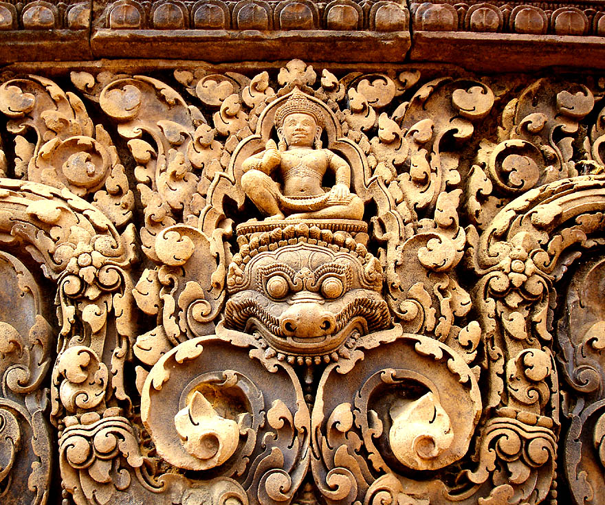 Khmer-Kunst am Bau