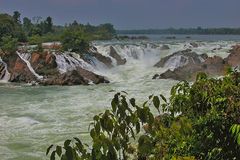Khone Falls in Champasak