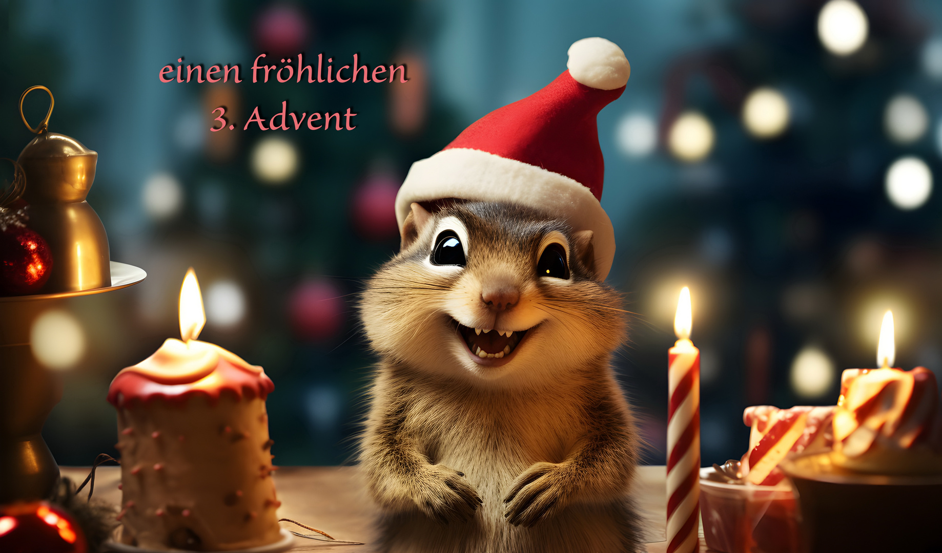 (KI) einen fröhlichen 3. Advent