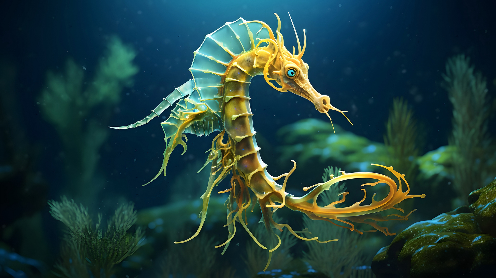 (KI) leafy seadragon