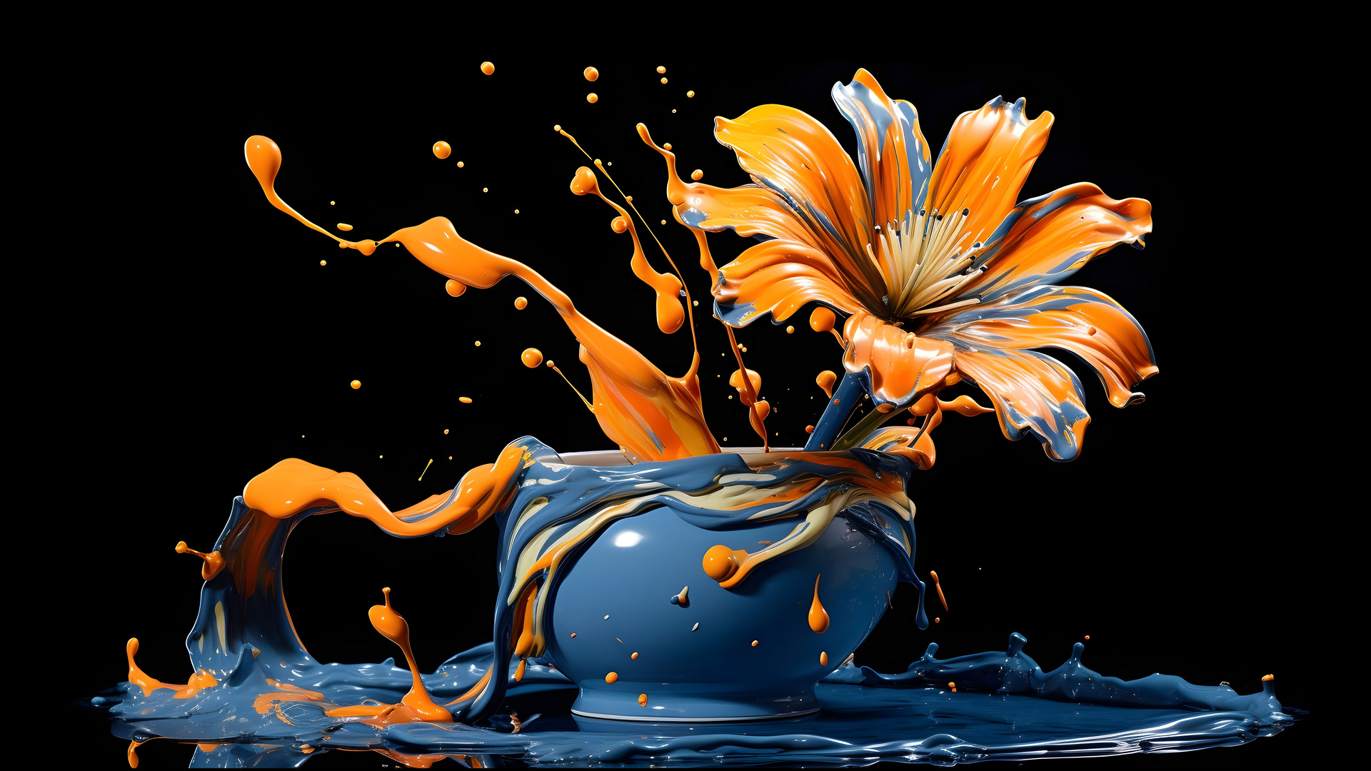 (KI) splash flower