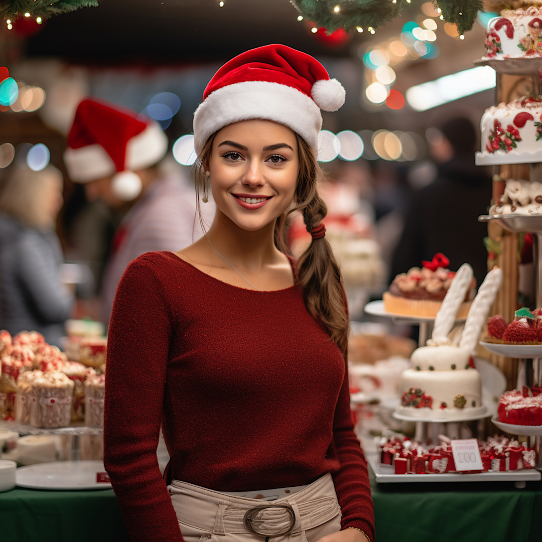 KI Weihnachtsfrau 2 Foto & Bild Bilder auf