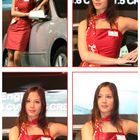 kia girl IAA 2005 collage