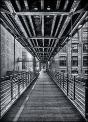 Kibbelstegbrücke Hamburg, untere Ebene