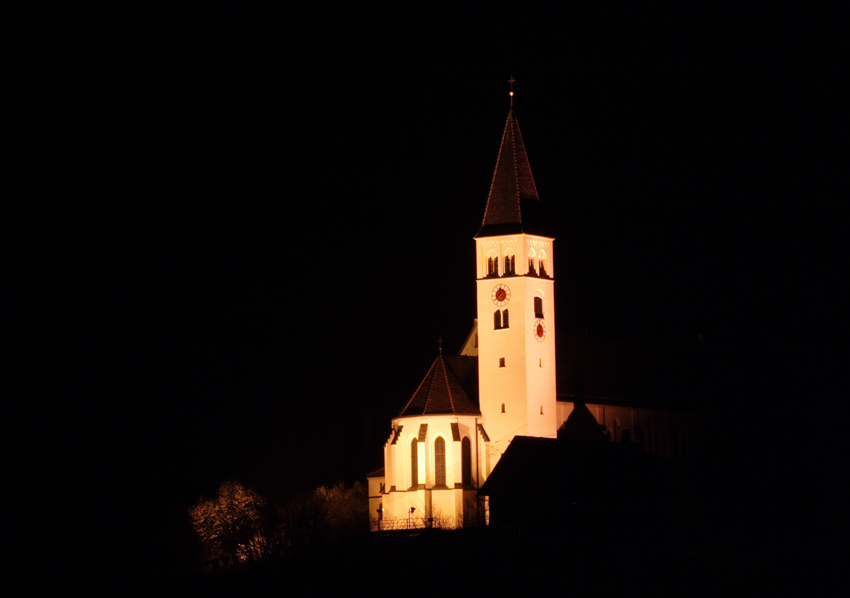 Kichrturm bei Nacht