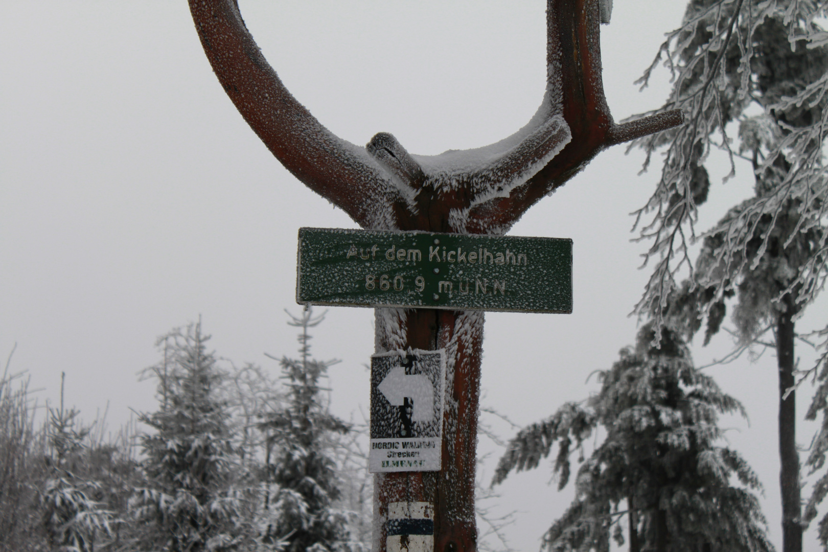 Kickelhahn - 861 m über NN