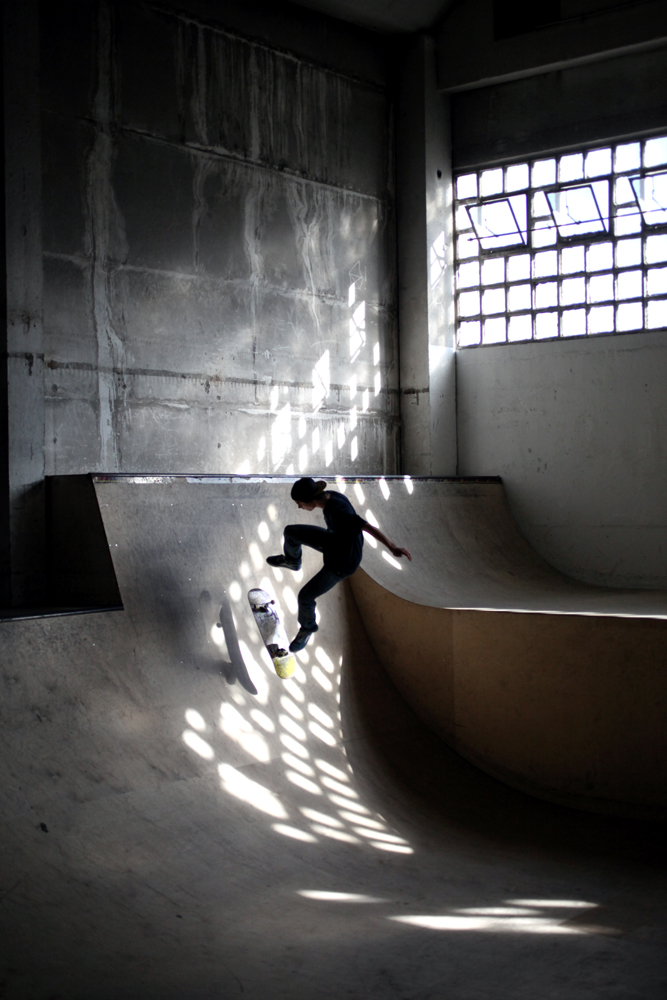 Kickflip im richtigen Licht