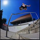 kickflip over rail