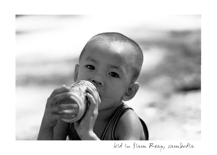 Kid in Siem Reap, Kambodscha