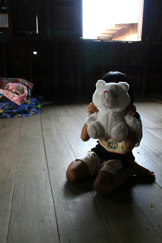 Kid with Teddy bear