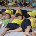 Kids are sleeping in childcreche