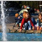 Kids enjoying the water