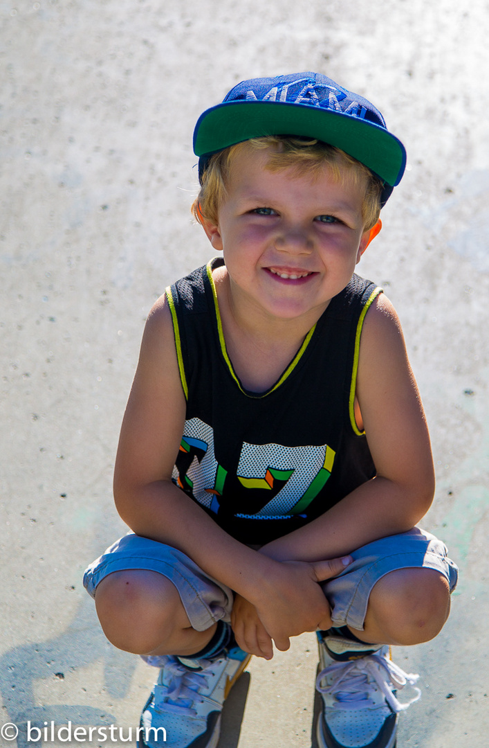 Kids im Skatepark