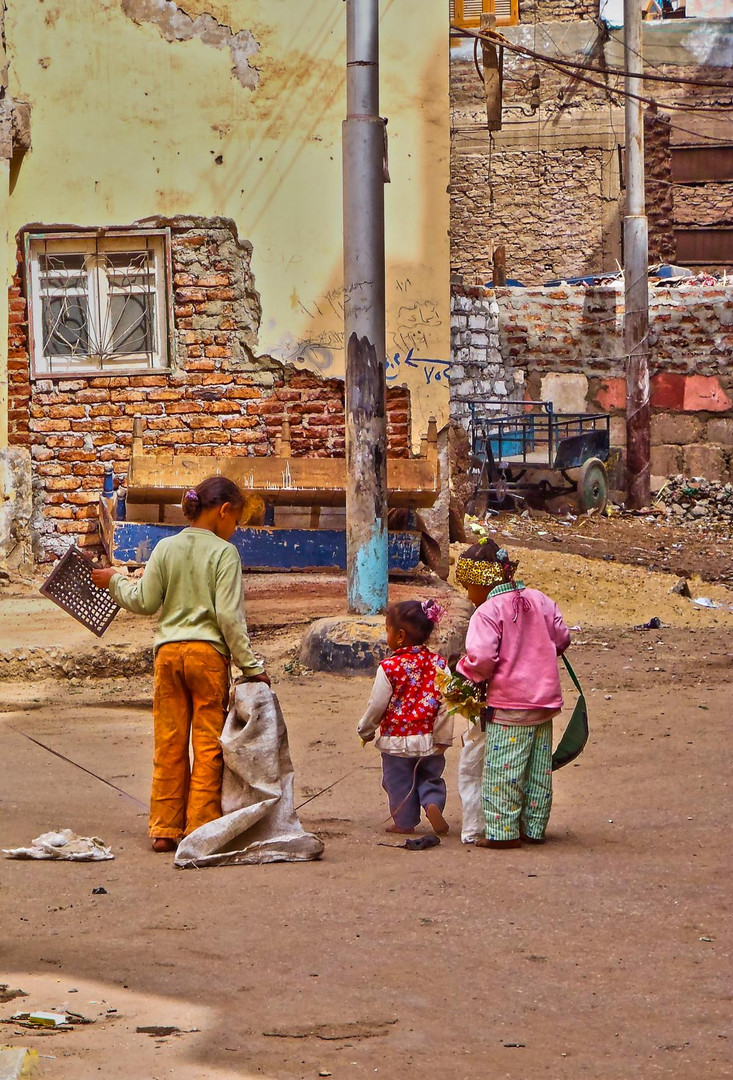 Kids in Aswan