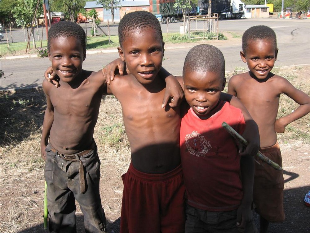 Kids in Botswana