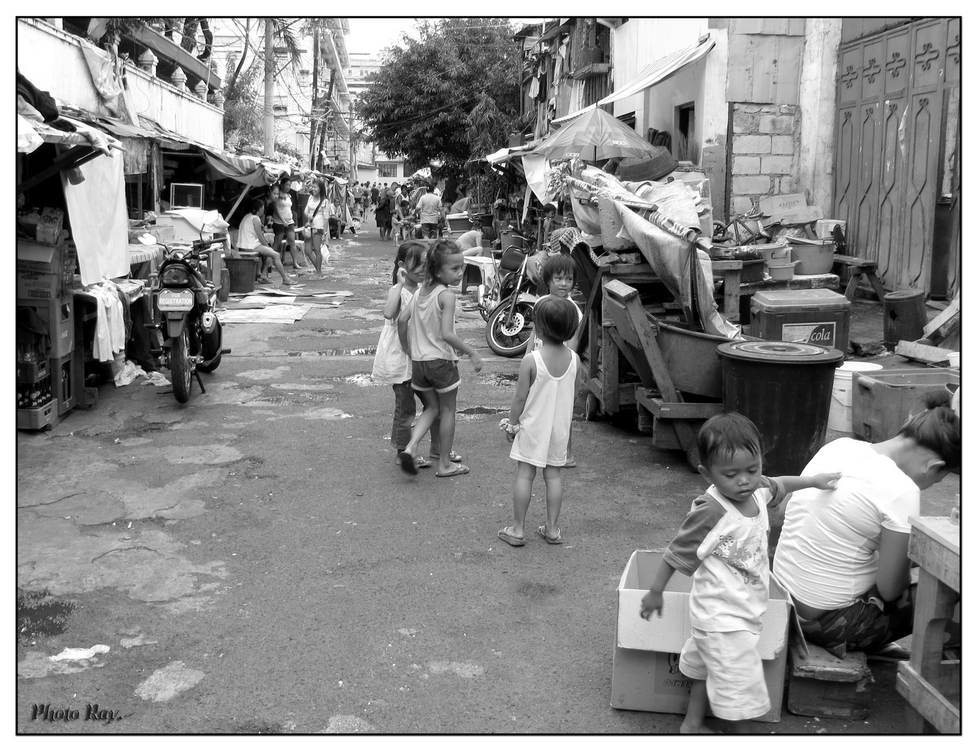 Kids in Manila.